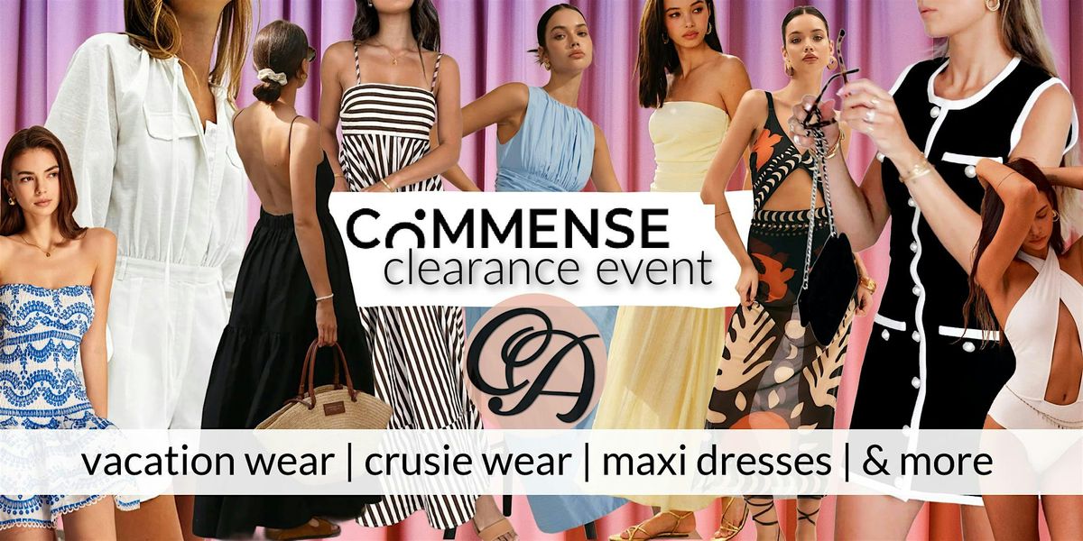 Commense Clearance Sale | Vacation Sets, Cruise Wear, Maxi Dresses & More