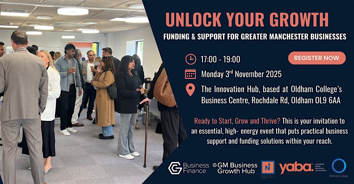 Unlock Your Growth: Funding & Support for Greater Manchester Businesses