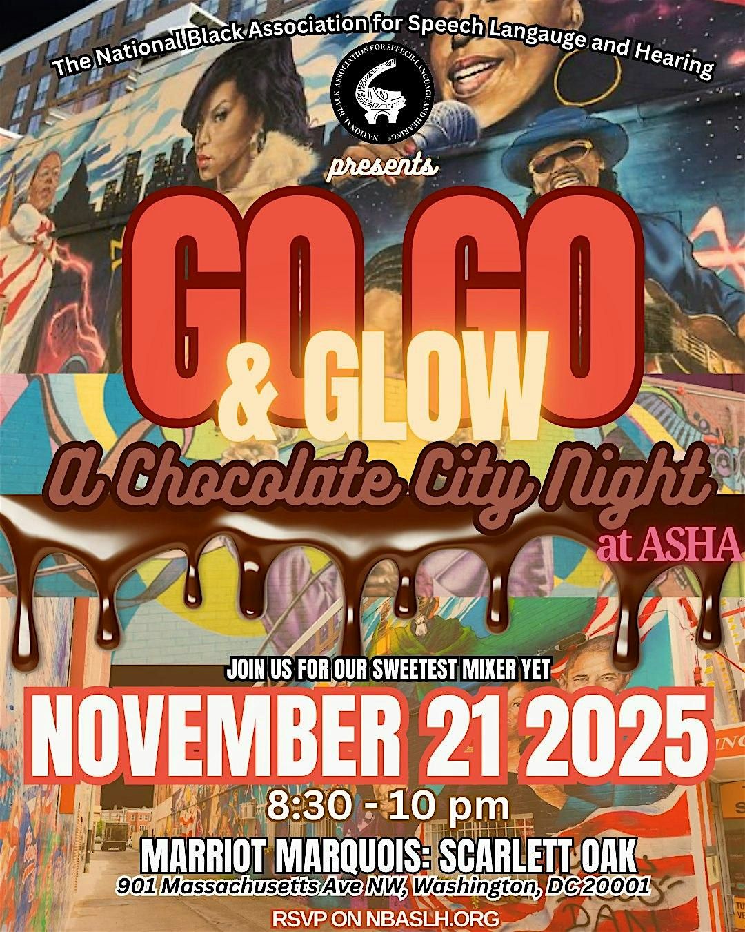 NBASLH presents Go Go & Glow: A Chocolate City Night at ASHA