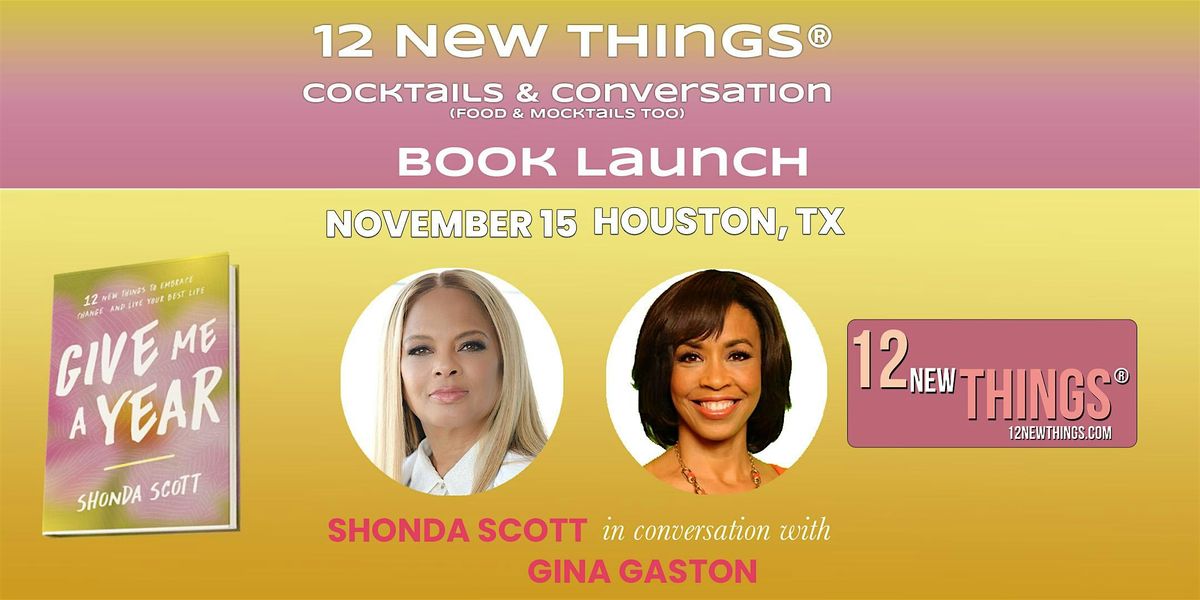 Give Me A Year Book Tour Houston, TX