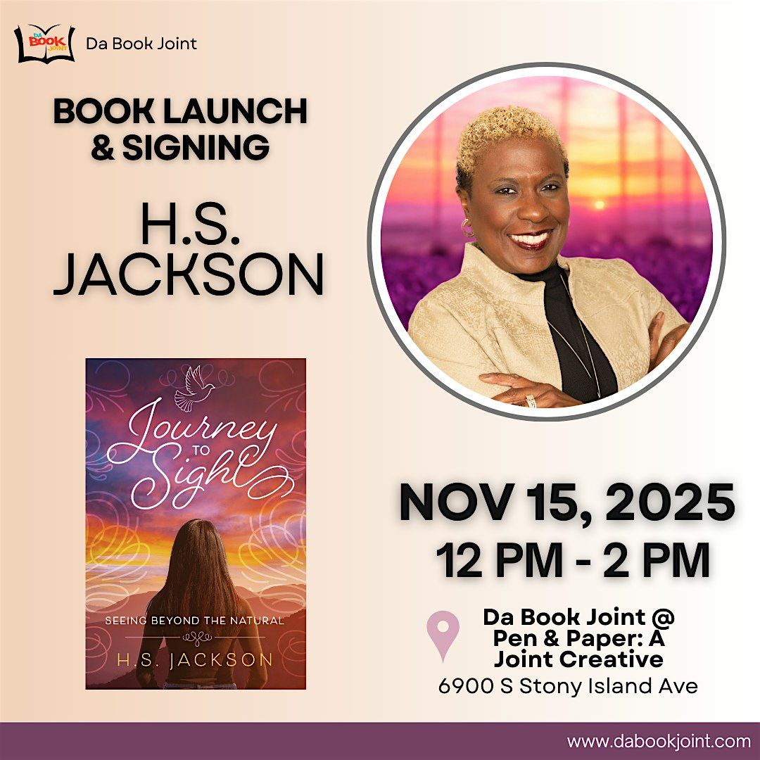 Book Launch, Signing & Workshop with H.S. Jackson