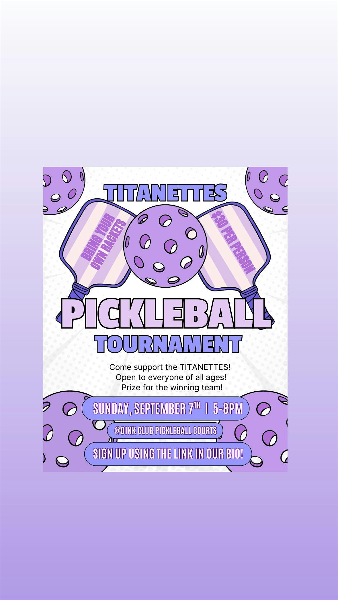 PICKLEBALL TOURNAMENT