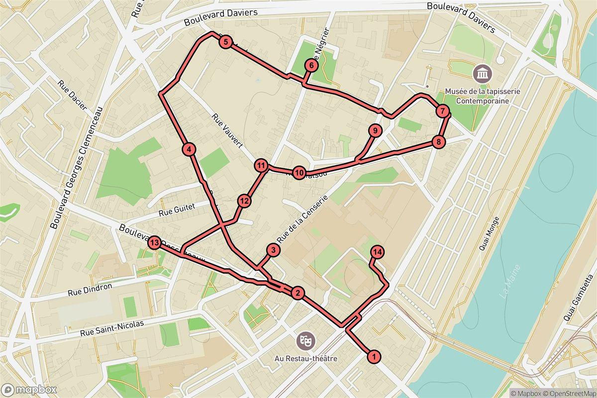 Angers Audio Tour: Echoes Through Courtyards, Convents & Creativity