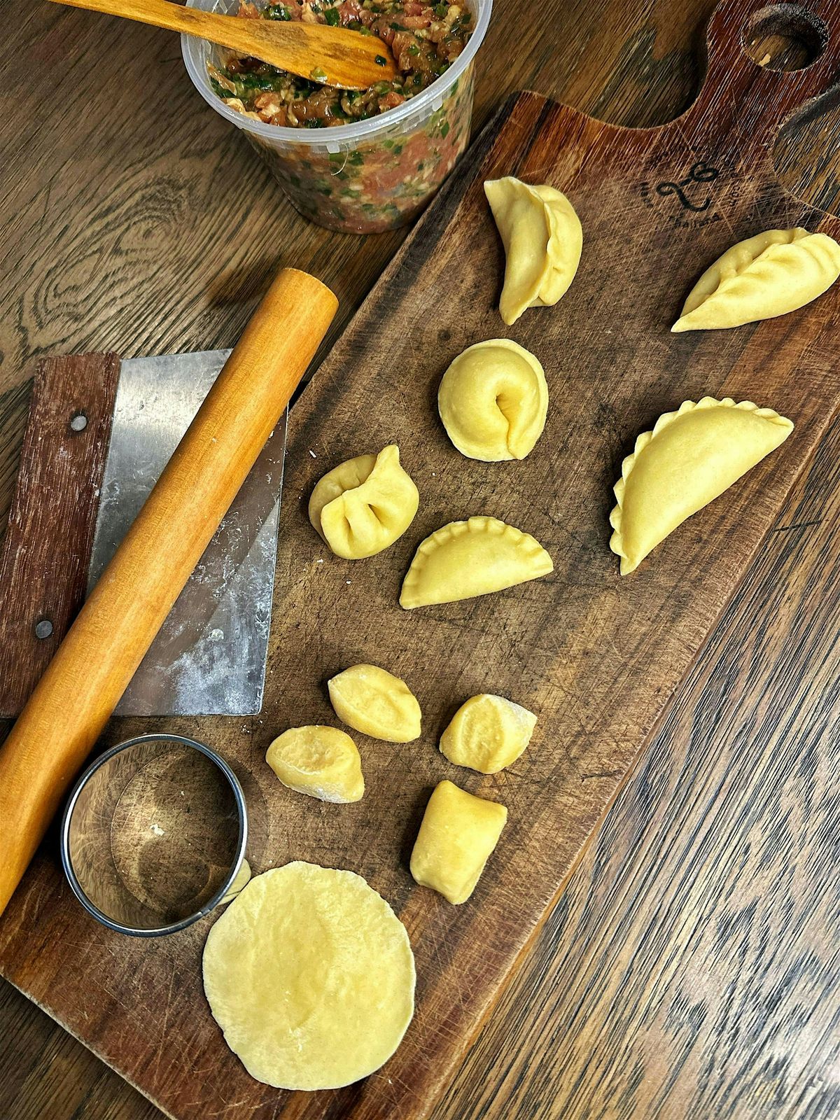 Where East meets West: Pasta Dough and Asian Dumplings Hands on Class