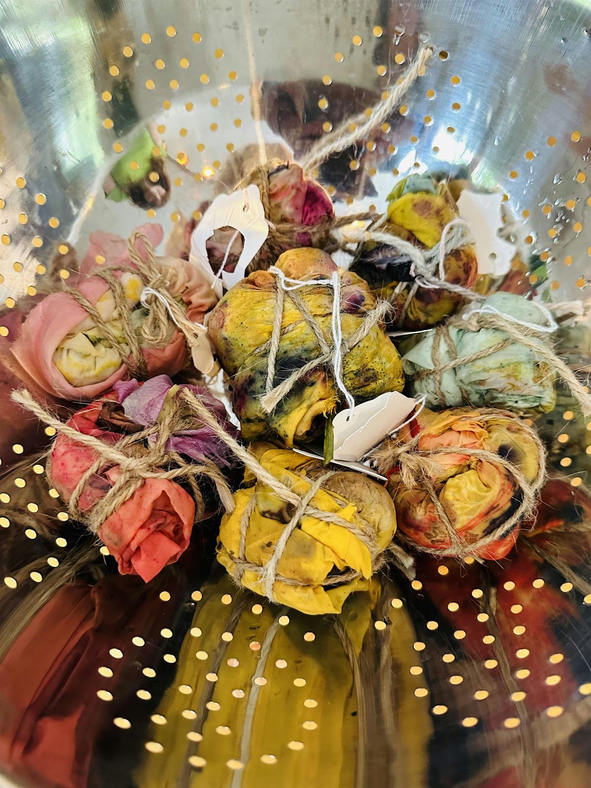 Botanical Bundle Dyeing with Mariana Leyva