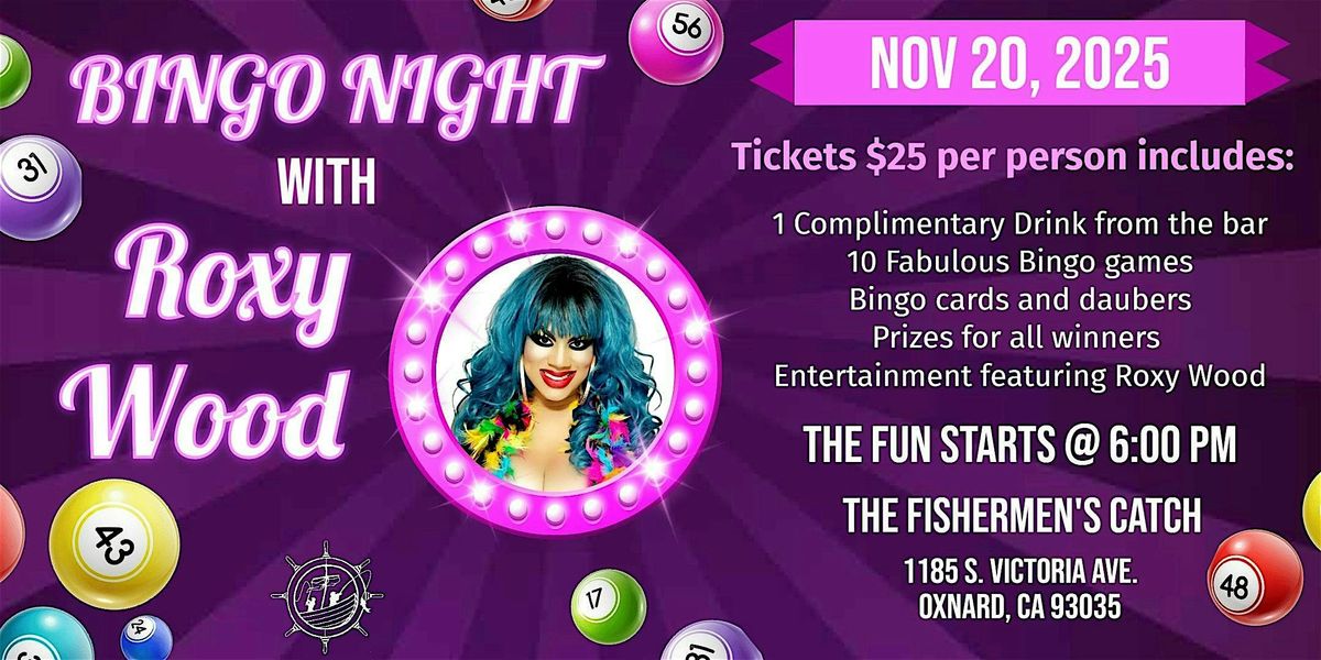 Drag Queen Bingo Featuring Roxy Wood