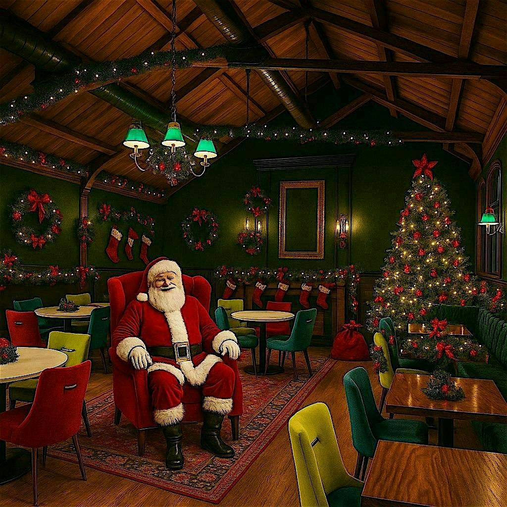 Breakfast with Santa at Gibson's Irish Pub