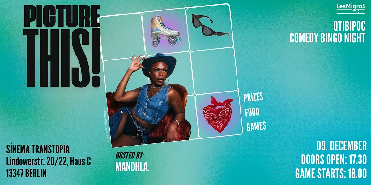 Picture This! QTIBIPOC Comedy Bingo Night
