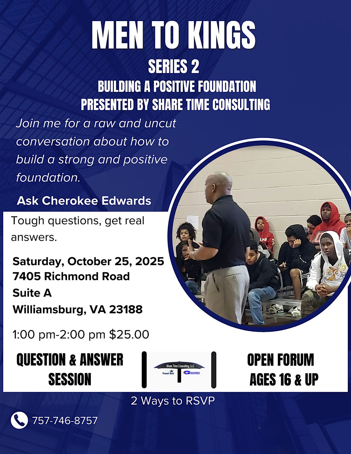 Men to Kings Series 2 - Building A Positive Foundation