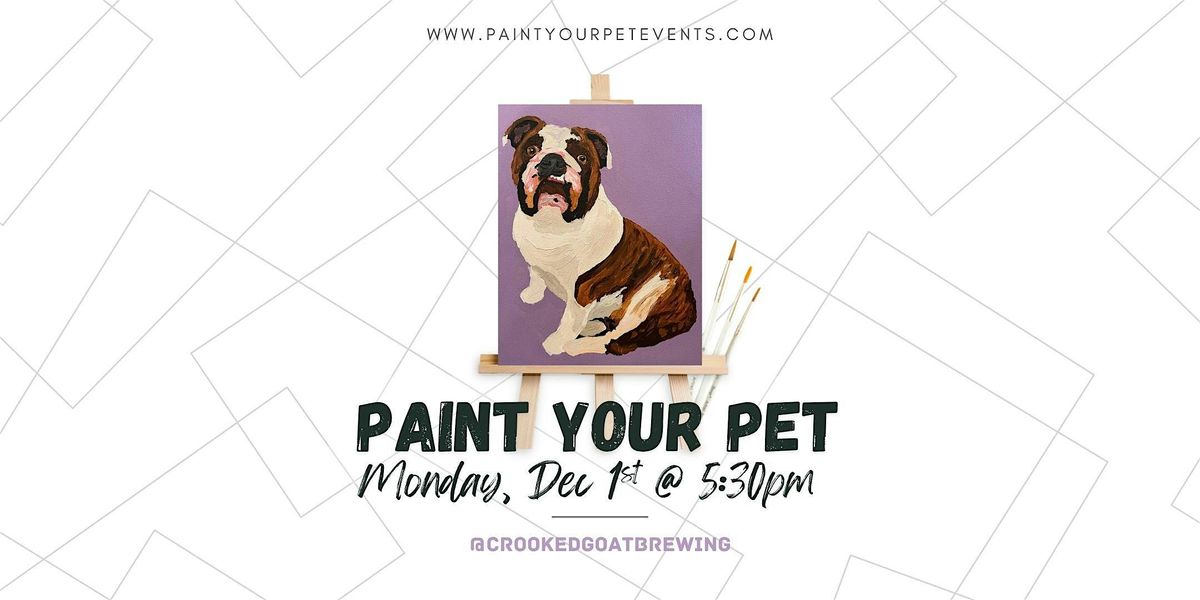 Paint Your Pet @ Crooked Goat Brewing