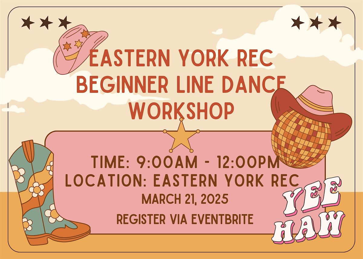 Eastern York Rec Beginner Line Dance Workshop