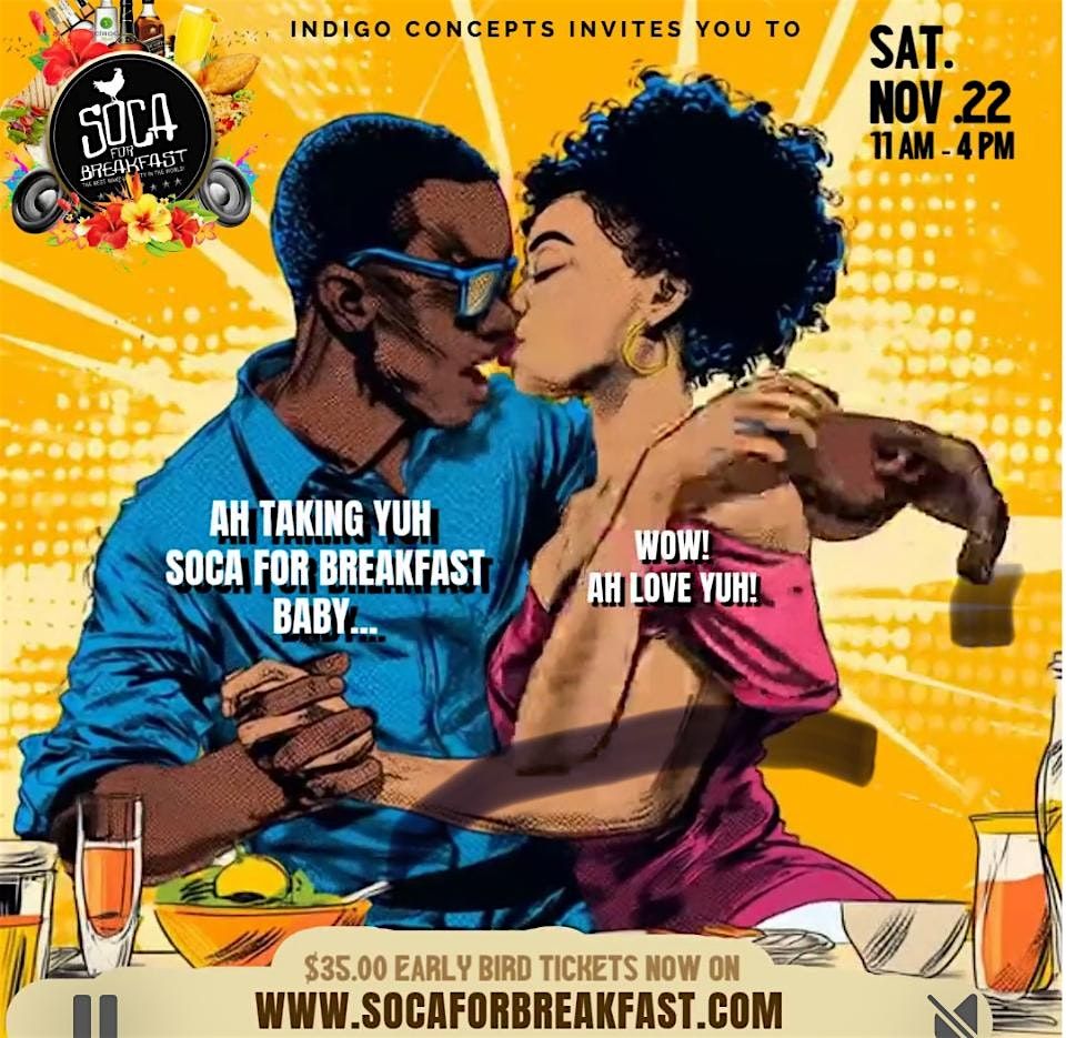 SOCA FOR BREAKFAST -  Pre Holidays Soca Session