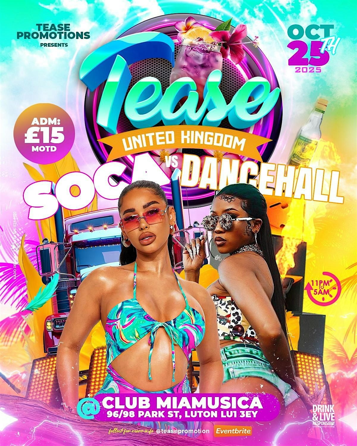 TEASE SOCA vs DANCEHALL