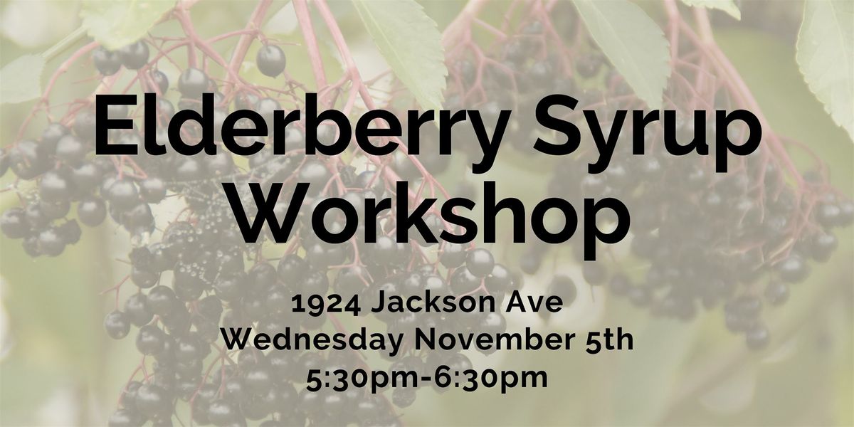 Elderberry Syrup Workshop