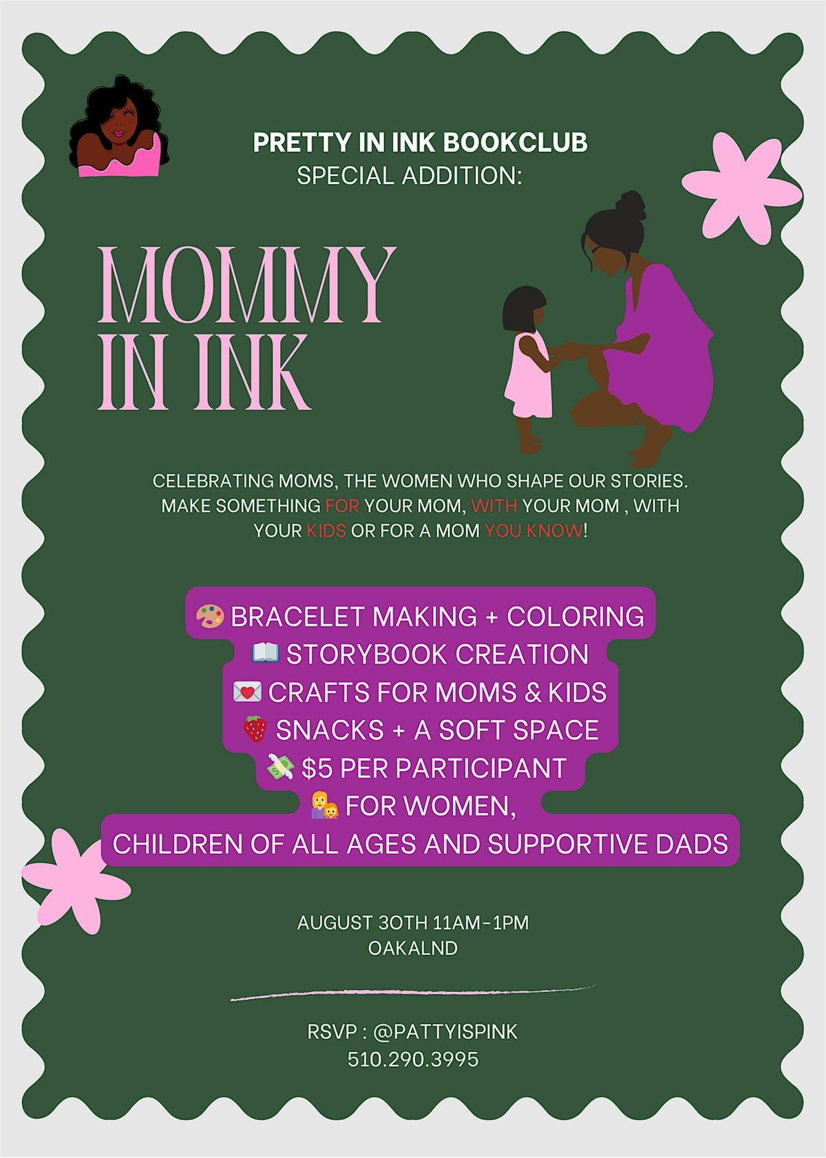Parent and Child Book Making! All ages of Moms, Dads and Children