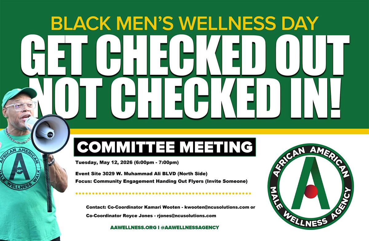 Louisville - 2026 Men's Wellness Day Committee Meeting