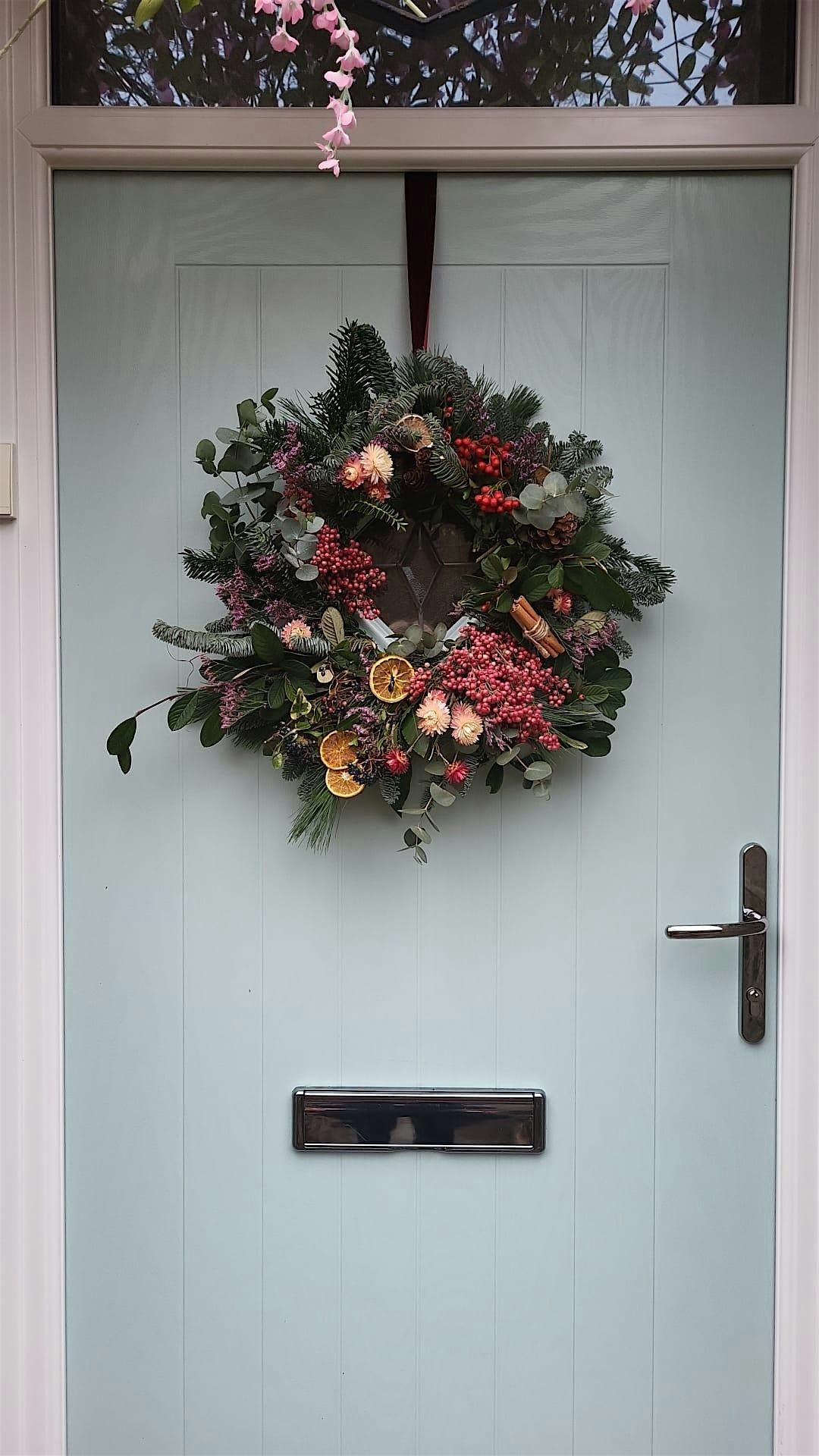 Christmas Wreath Workshop, Peppermint Swansea