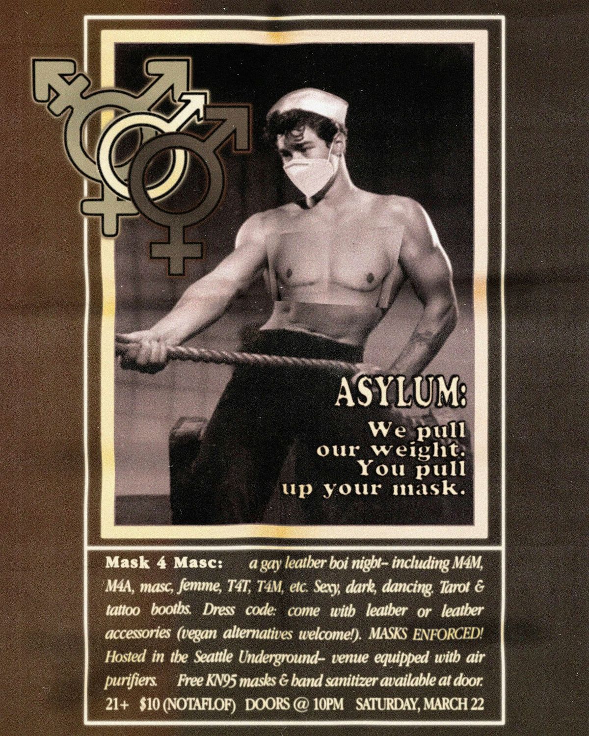 MASK 4 MASC: transmasc-inclusive queer boi night (MASKS REQUIRED)