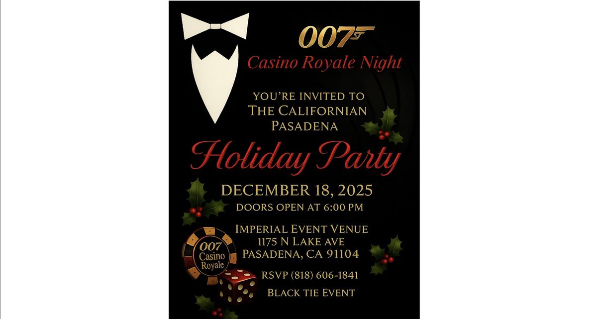 The Californian - Pasadena Holiday Party