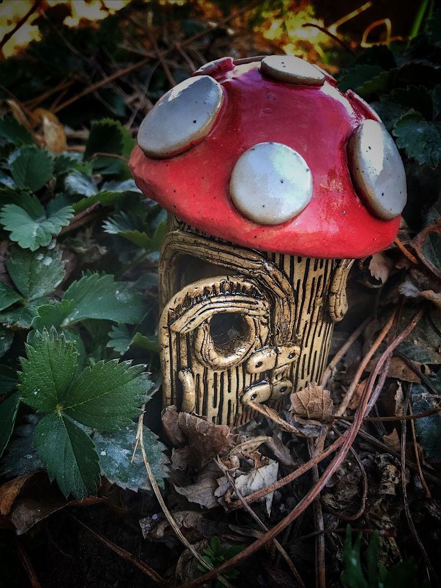 Make and Paint Mushroom Fairy House @ Petrichor Collective