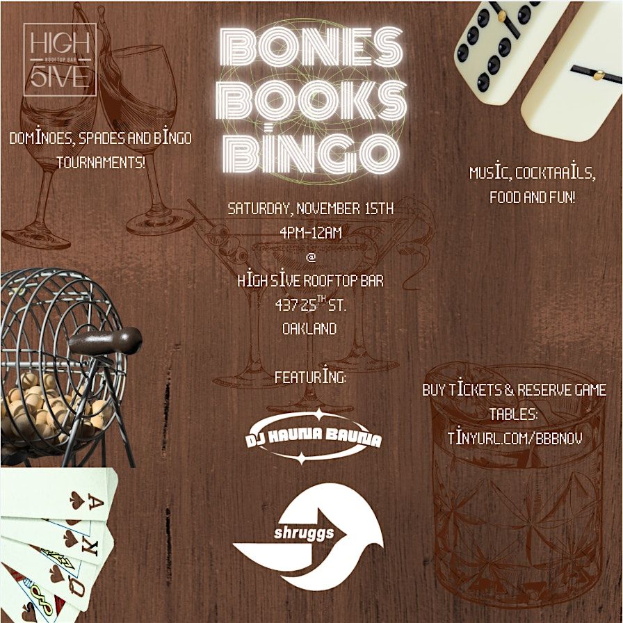 Bones, Books & Bingo : R&B Game Night
