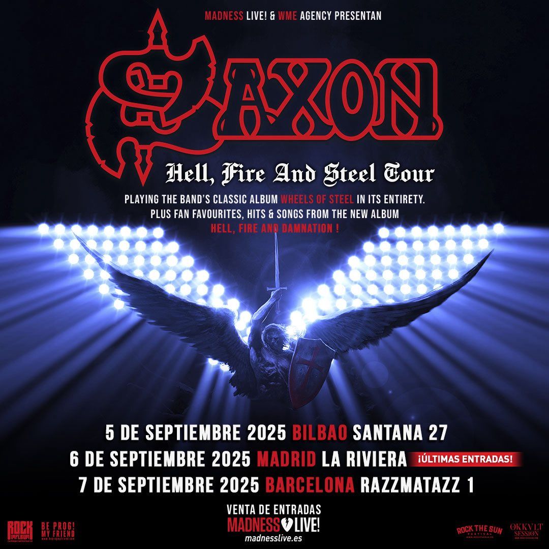 Saxon Barcelona Tickets