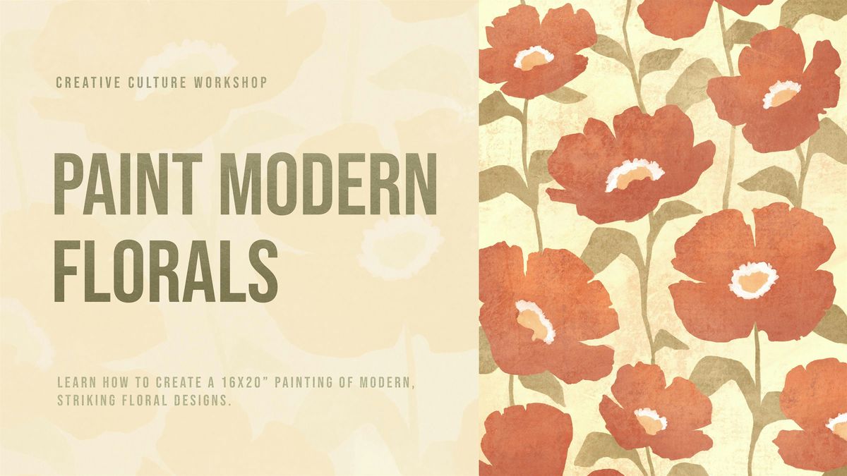 Paint & Sip Modern Floral Workshop