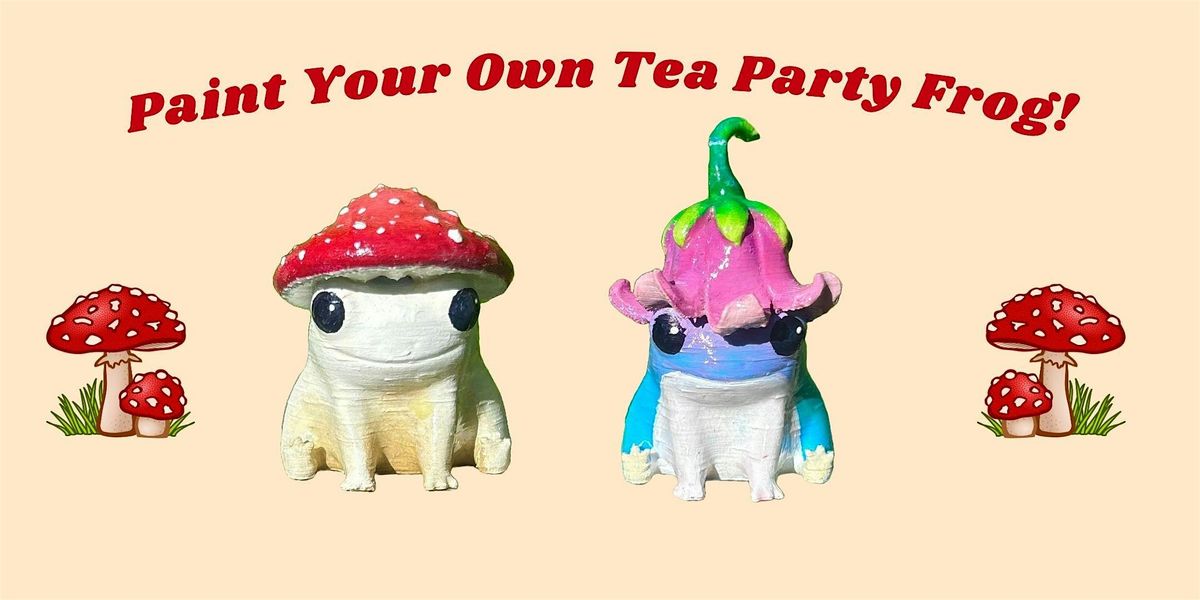 Paint Your Own Tea Party Frog