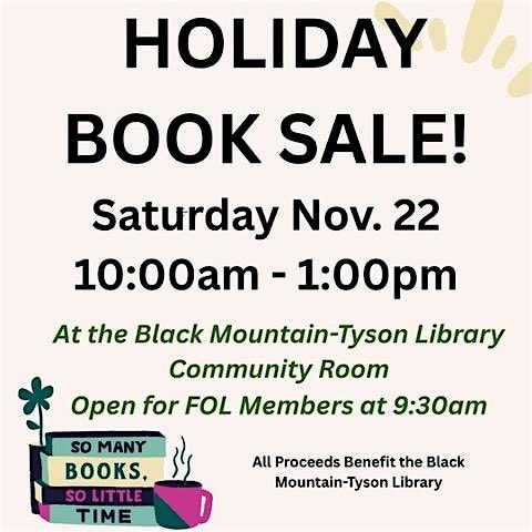 Holiday Book Sale
