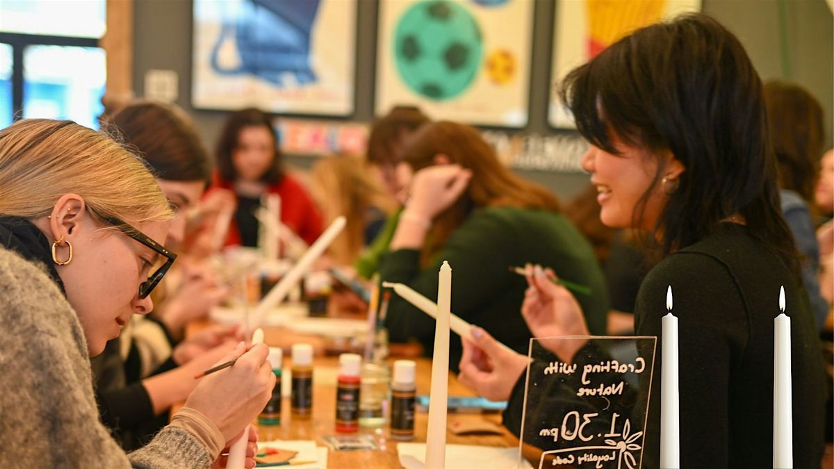 PRESTON Candle Painting- Nature and Christmas Themed