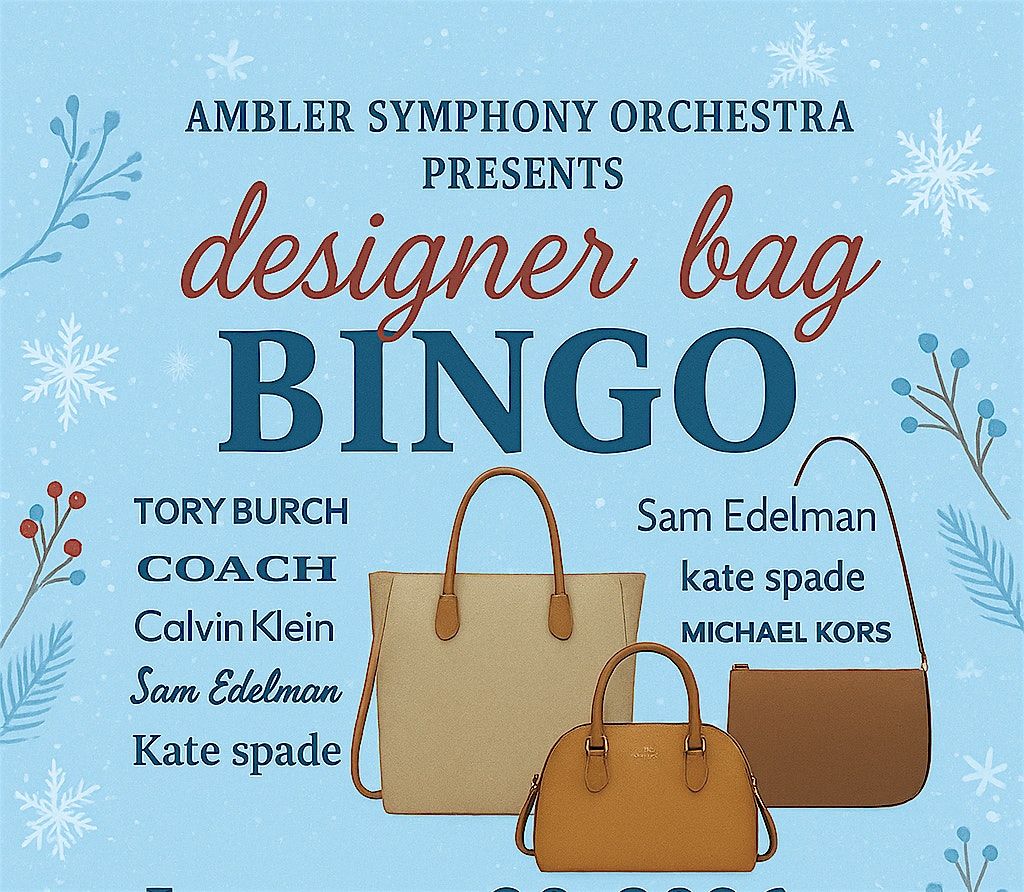 ASO presents Designer Bag Bingo
