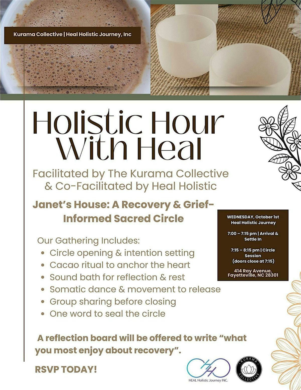 Holistic Hour W\/ Heal- A Recovery & Grief-Informed Sacred Circle