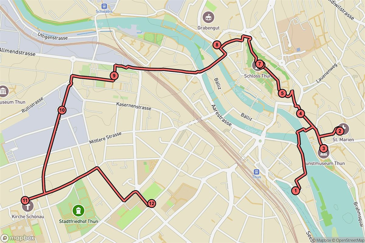 Thun Audio Tour: Castles, Canals, and Chronicles Unveiled