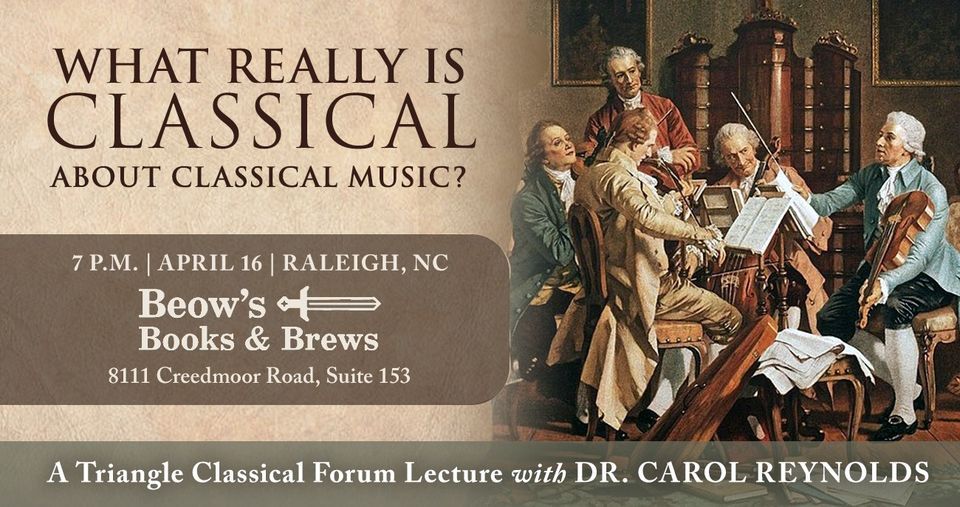 What Really Is Classical About Classical Music? | Beow's Books & Brews ...