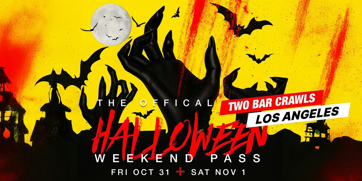 Haunted Hop & Halloween Bar Crawl Weekend Pass \u2013 Los Angeles 2025