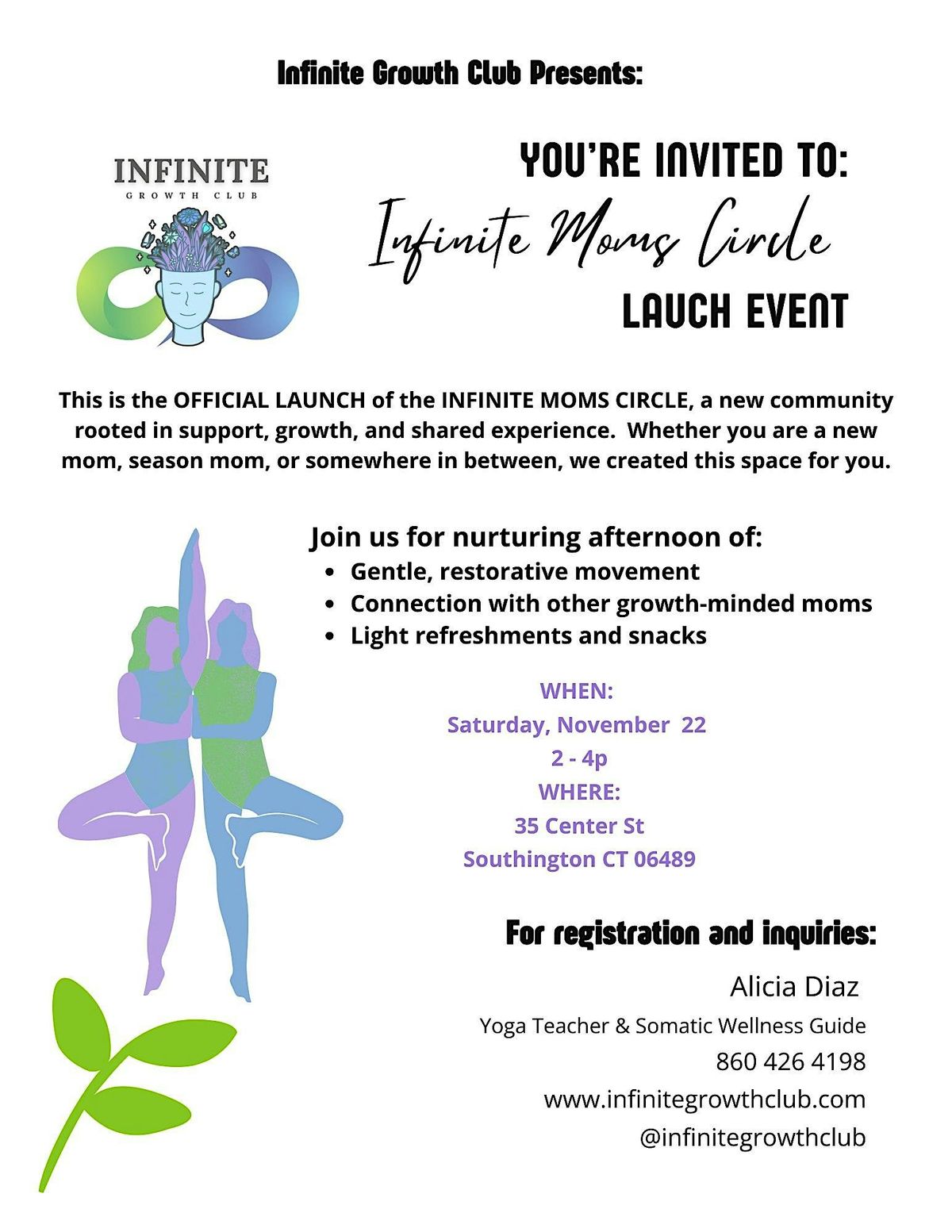 Infinite Moms Circle Launch Event
