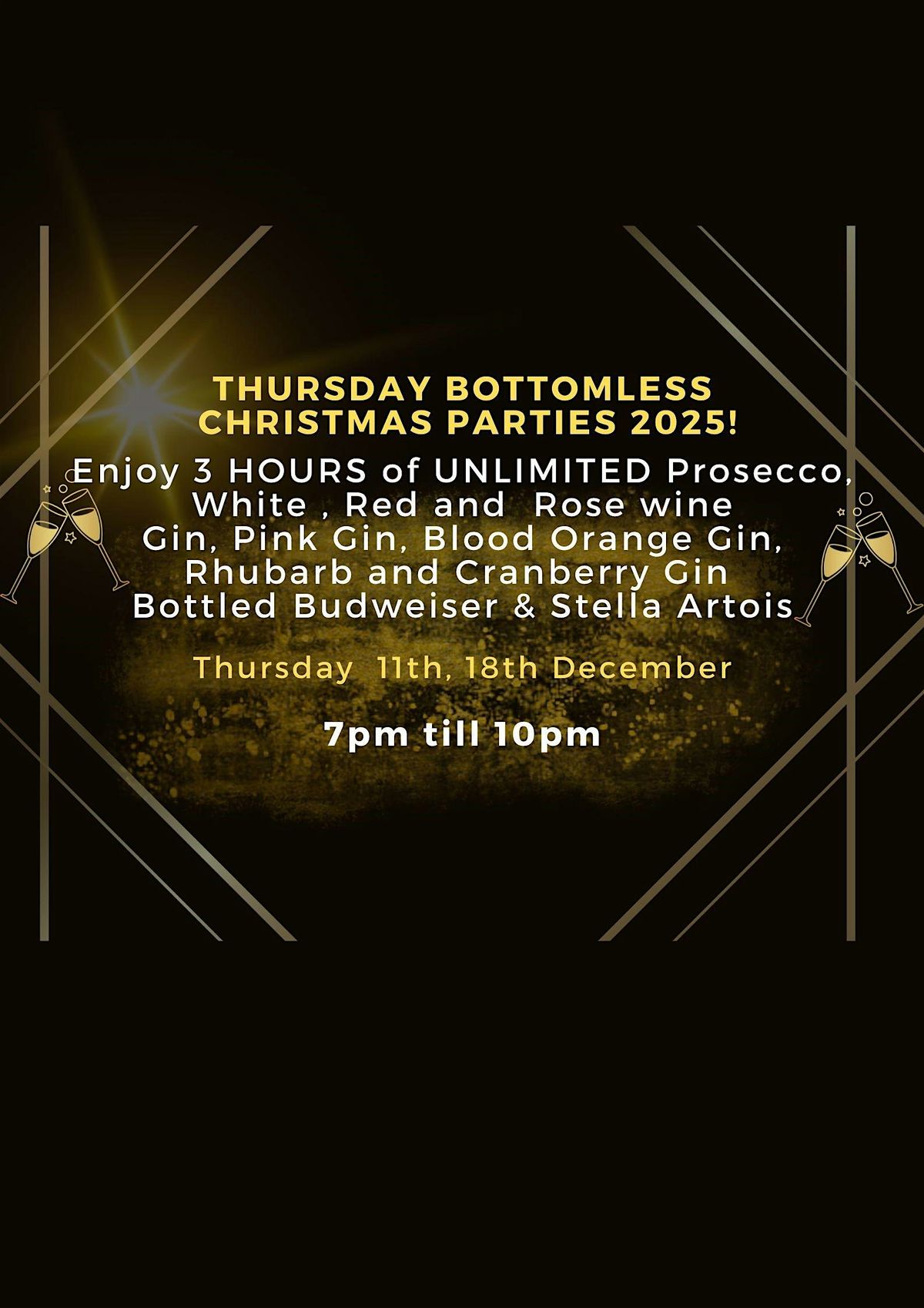 Thursday Bottomless Christmas Party Brunch 2025
