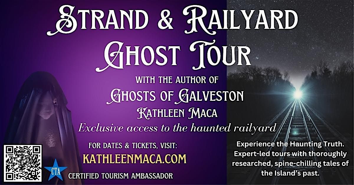 Haunted Railyard & Strand Ghost Tour with Local Expert