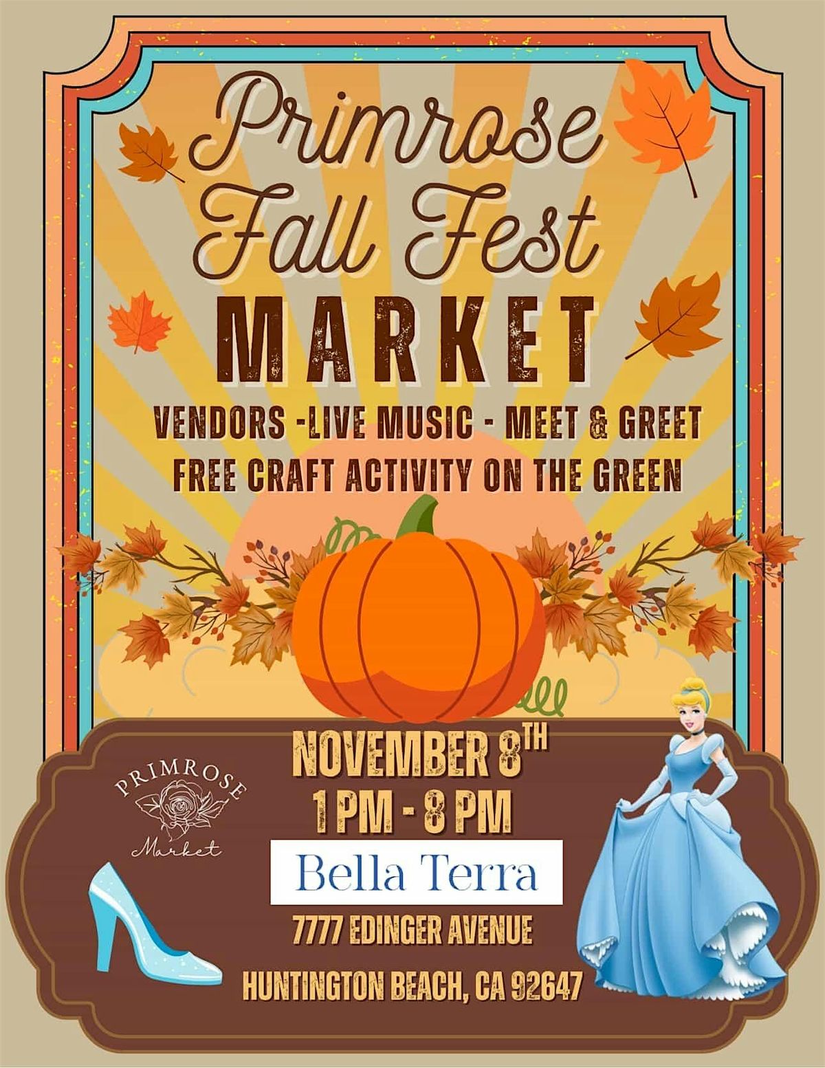 Pop Up Event at Bella Terra Huntington Beach
