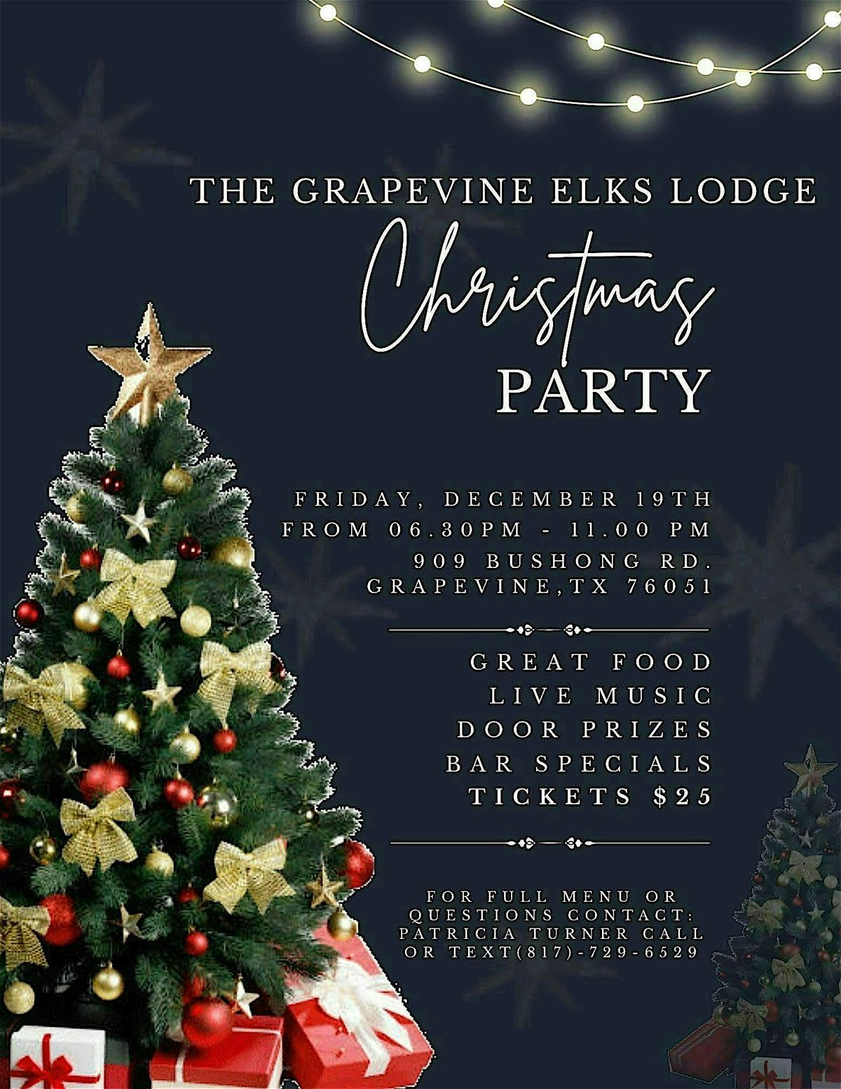 Grapevine Elks Lodge Christmas Party