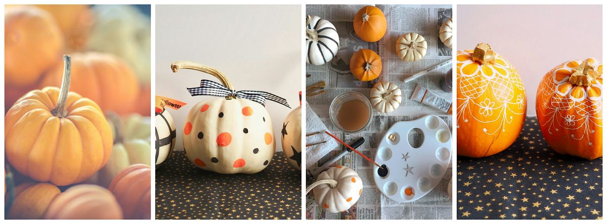 Cozy Holiday Series: Painted Mini Pumpkins & Gourds by The Boozy Bookworm