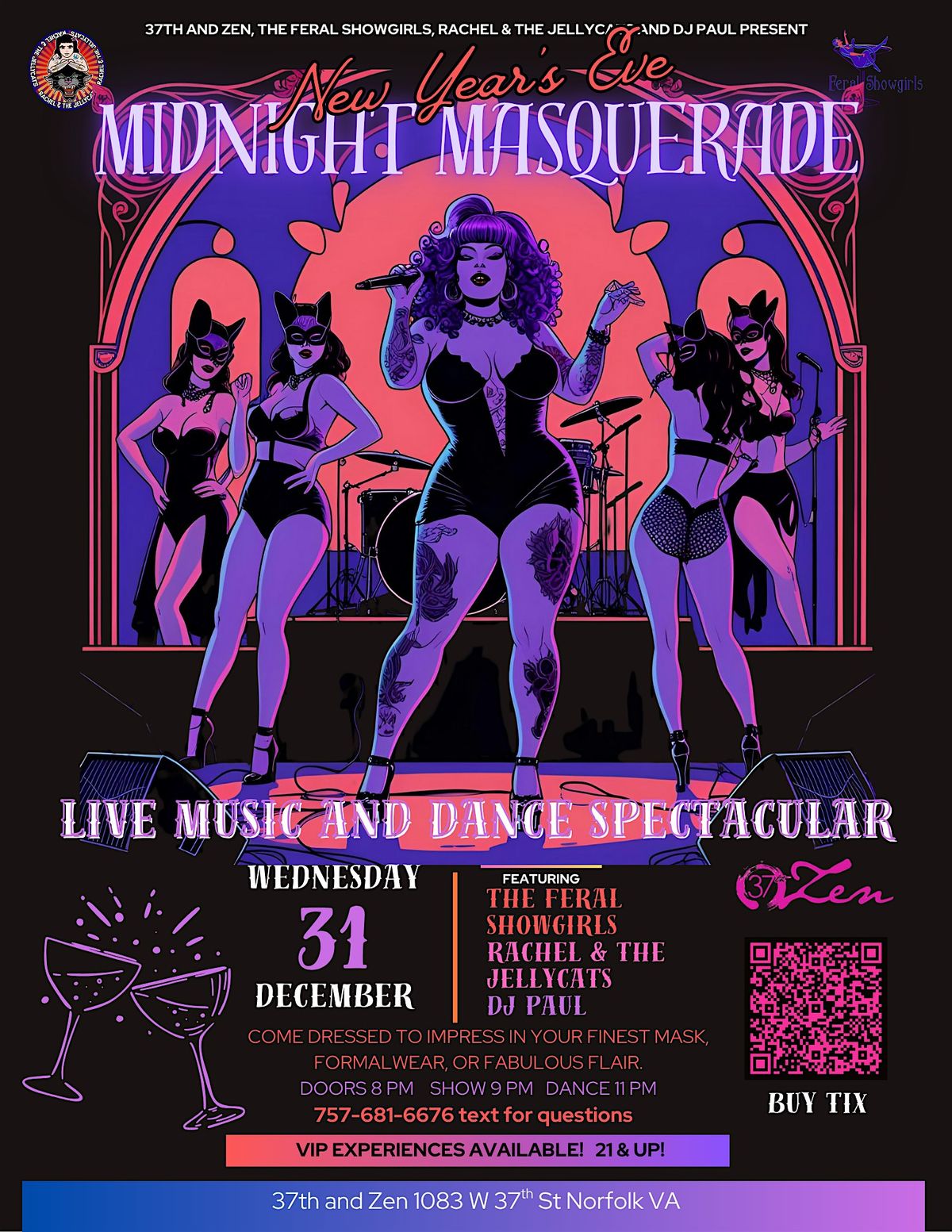 Midnight Masquerade: A New Year's Eve Extravaganza