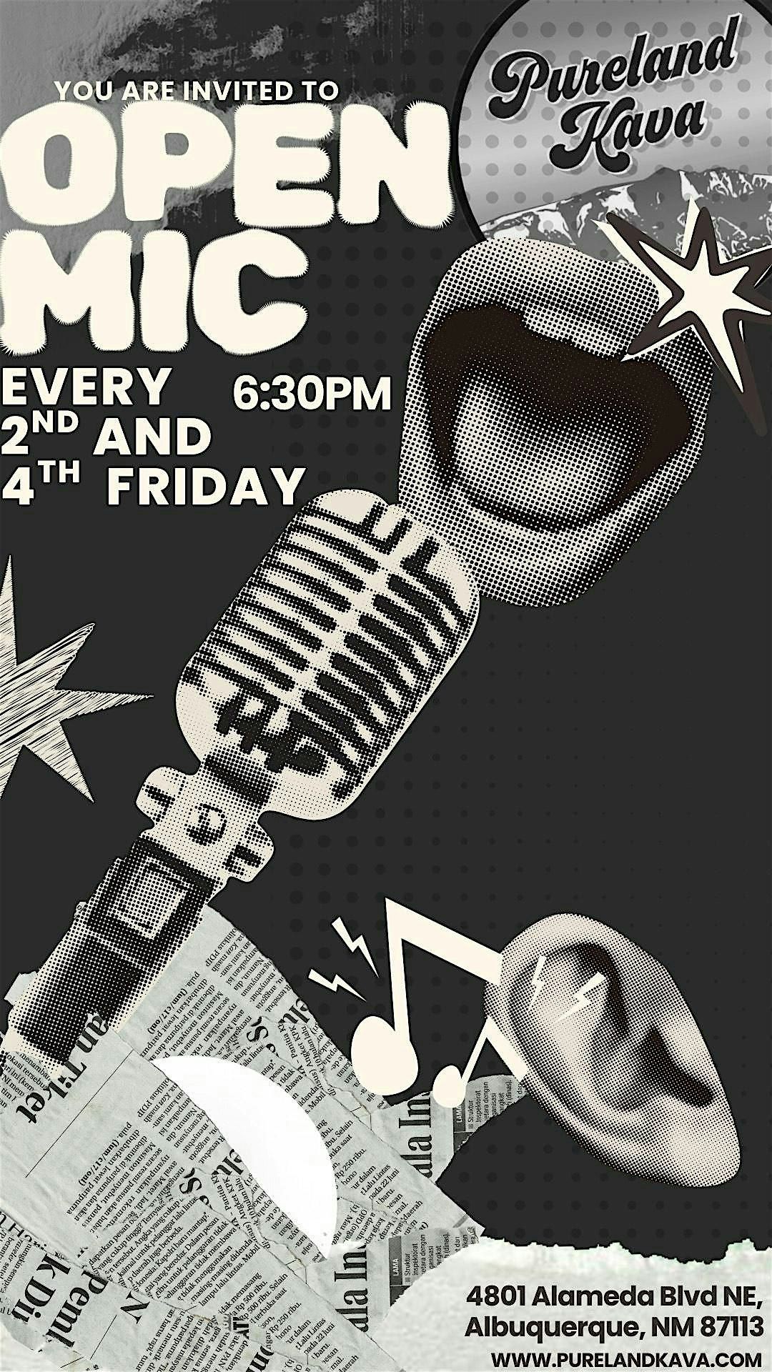 Open Mic at Pureland Kava