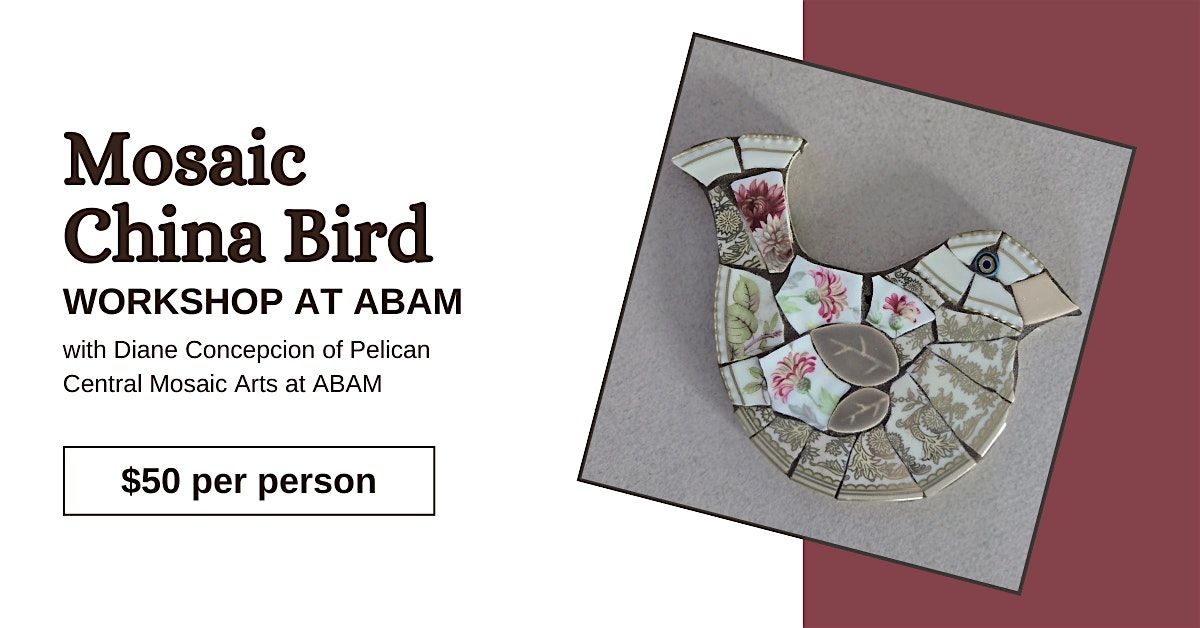 Mosaic China Bird Workshop