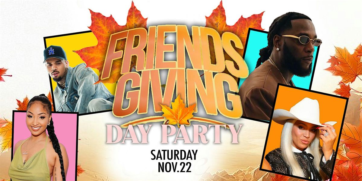 FRIENDS GIVING DAY PARTY + SIP AND PAINT