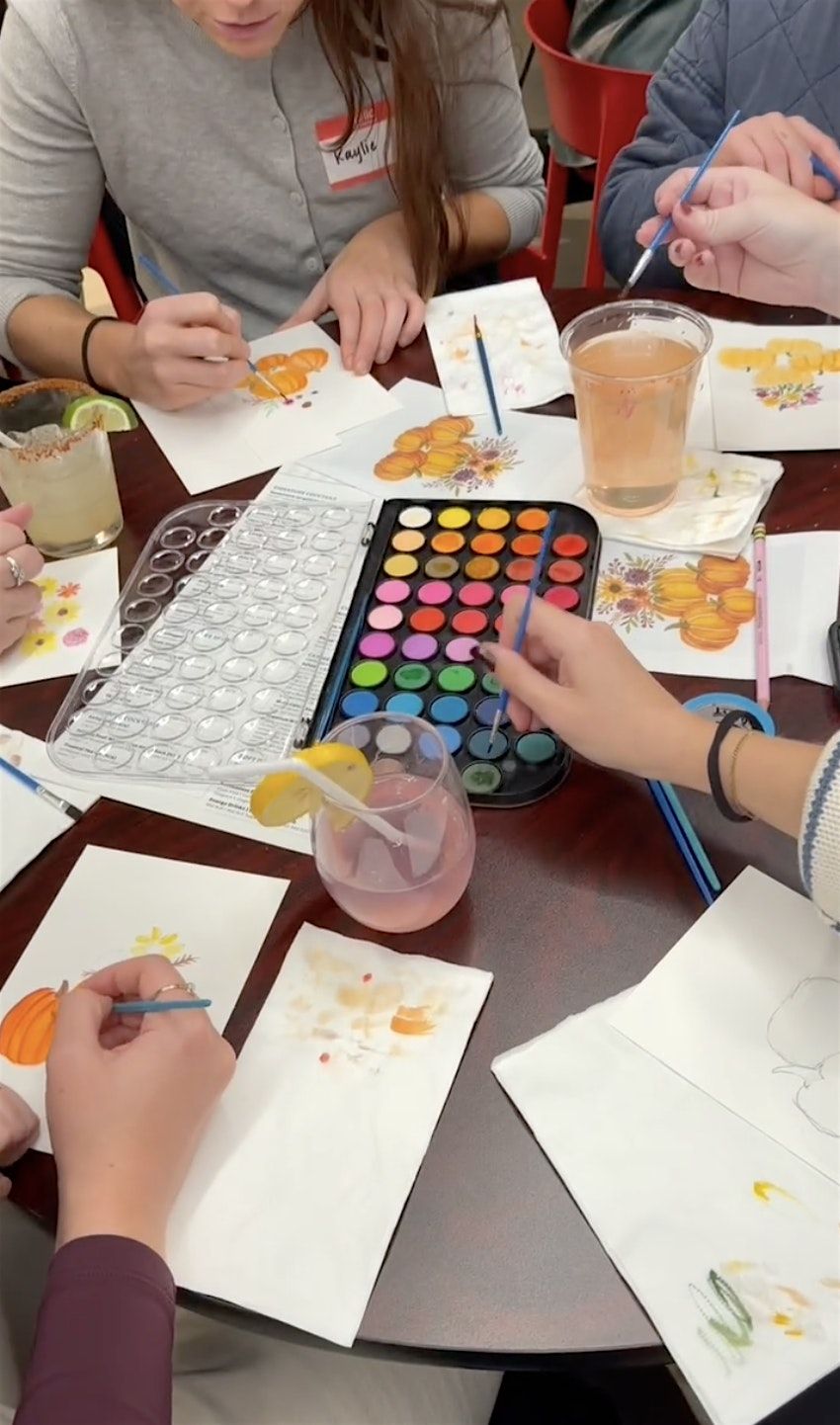 Thanksgiving Watercolor Social (Beginner Friendly)