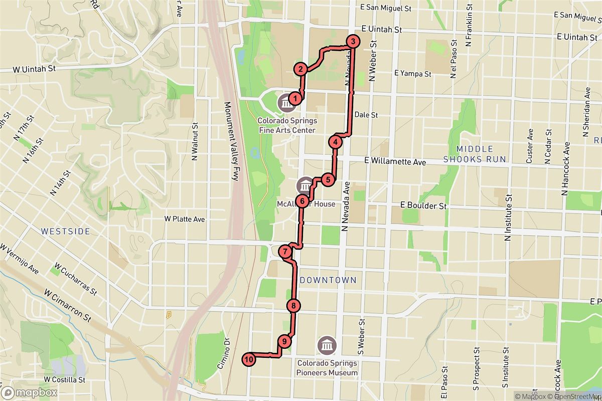 Colorado Springs Audio Tour: Art, Spirit & Champions in Downtown Landmarks