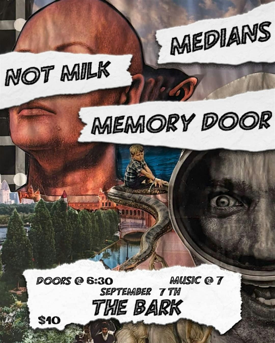 Medians w\/ Not Milk, Memory Door at The Bark