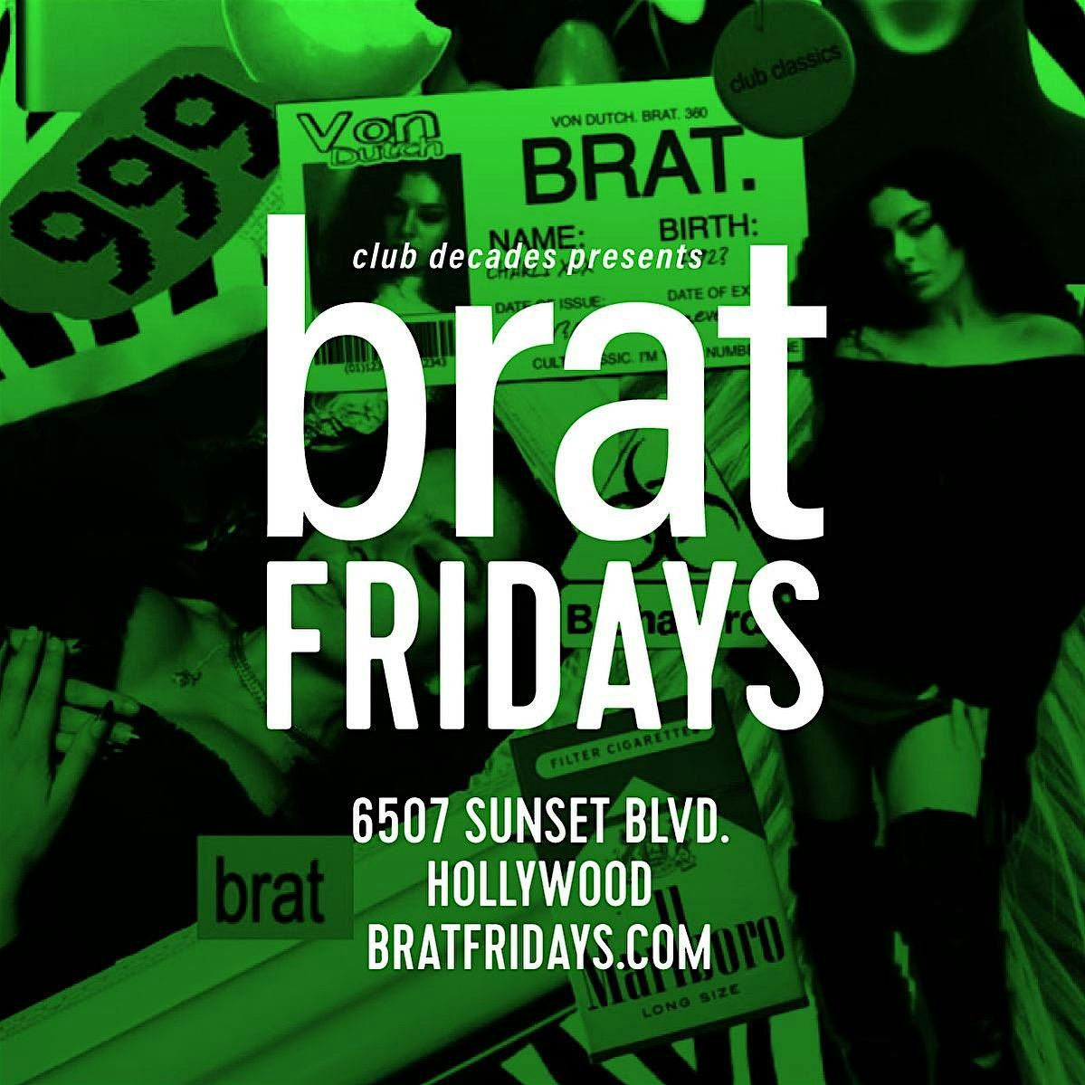 Brat Fridays 8\/15 @ Warwick