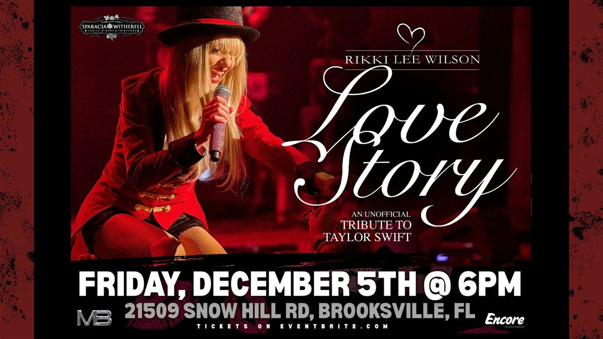 Love Story - Tribute To: Taylor Swift @ Sparacia Witherell Family Winery